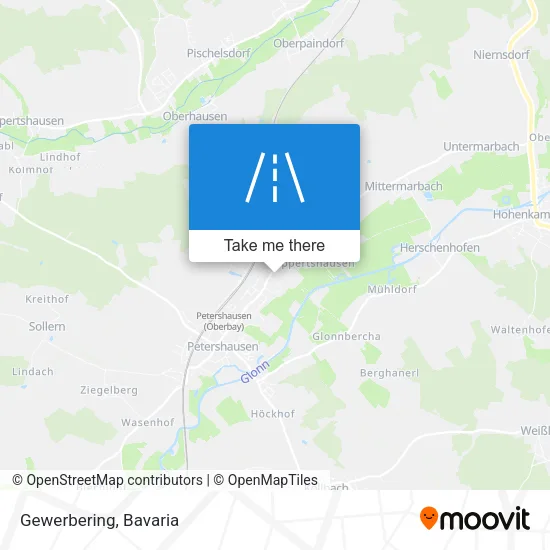 Карта Gewerbering