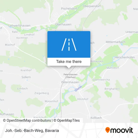 Joh.-Seb.-Bach-Weg map