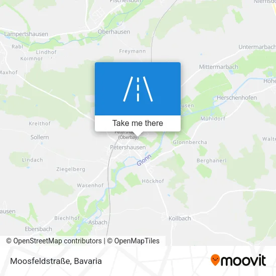 Moosfeldstraße map