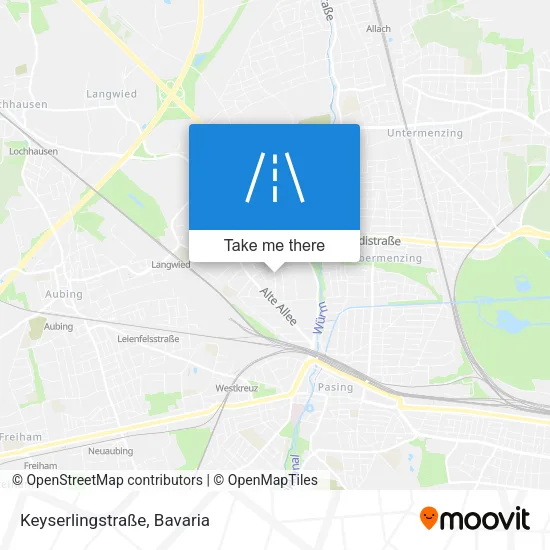 Карта Keyserlingstraße