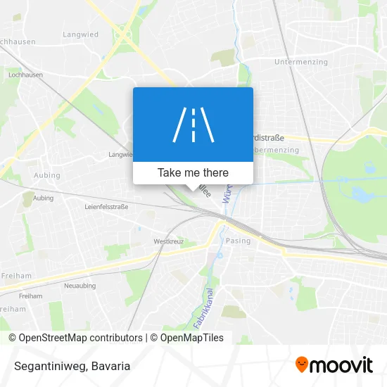 Карта Segantiniweg