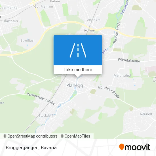 Карта Bruggergangerl