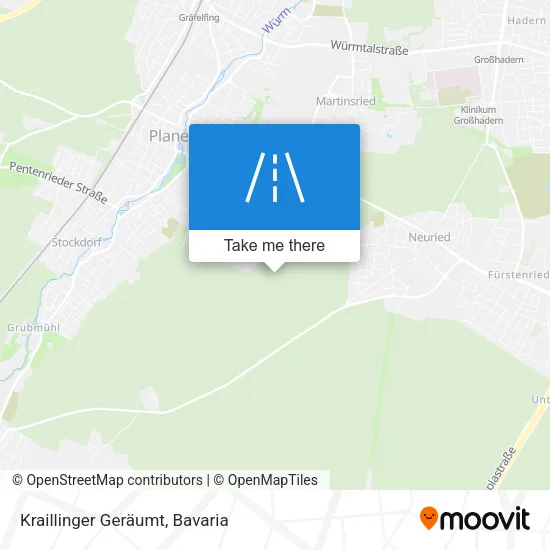 Карта Kraillinger Geräumt