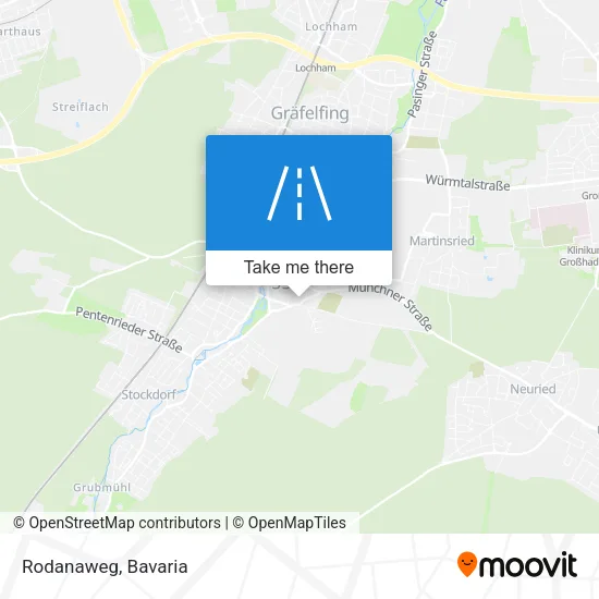 Карта Rodanaweg