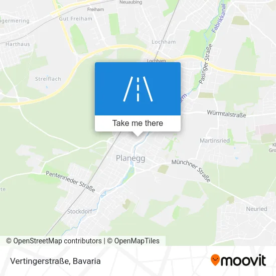Vertingerstraße map