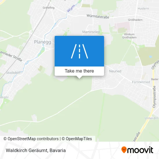 Карта Waldkirch Geräumt
