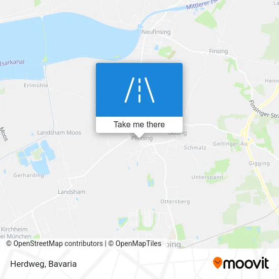 Herdweg map
