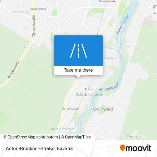 Карта Anton-Bruckner-Straße