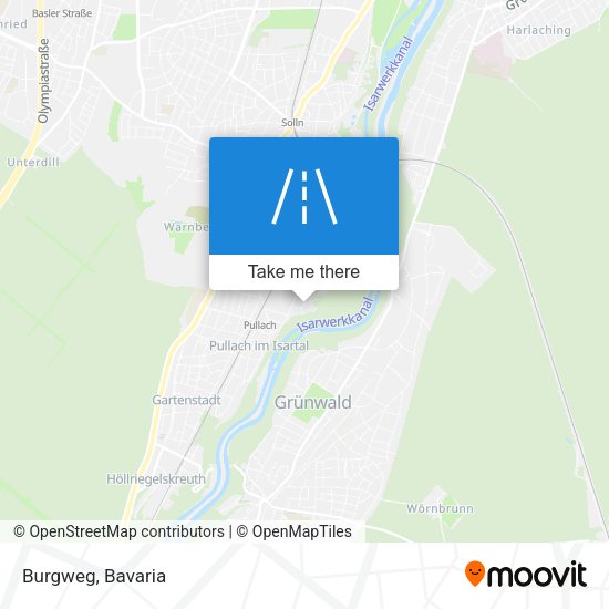 Burgweg map