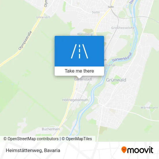 Heimstättenweg map