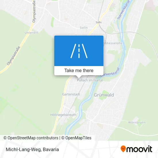 Карта Michl-Lang-Weg