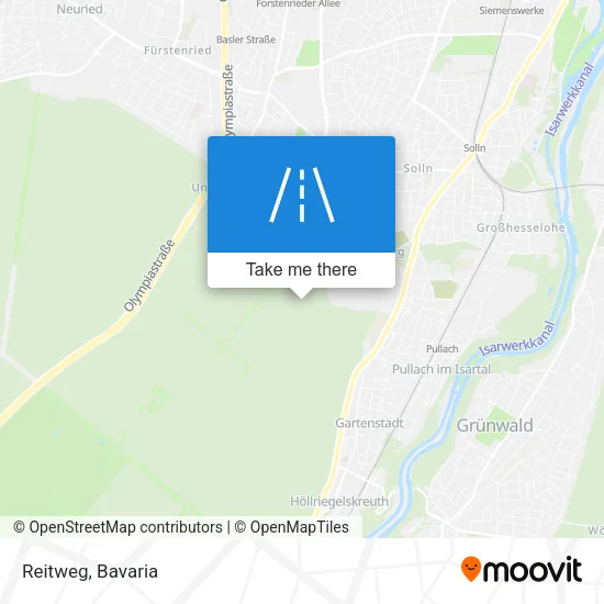 Карта Reitweg