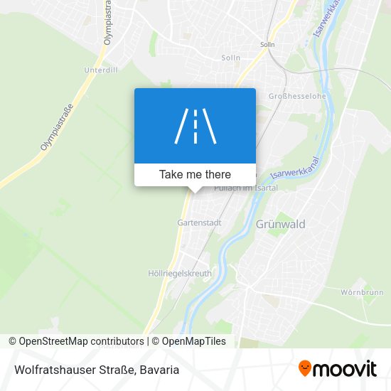 Wolfratshauser Straße map