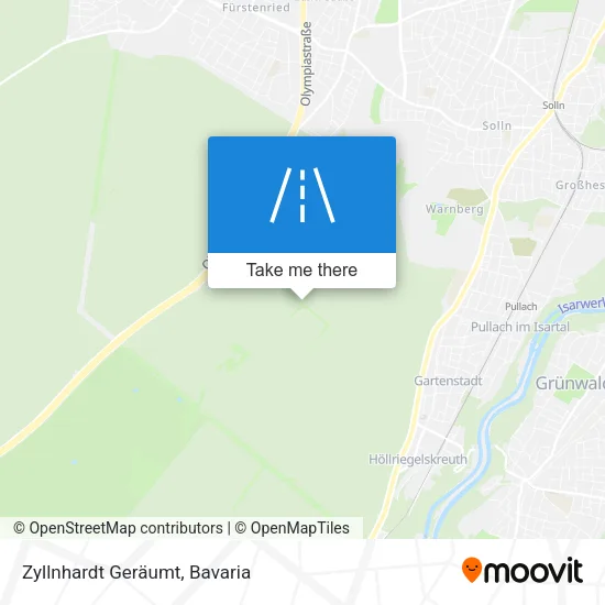 Карта Zyllnhardt Geräumt