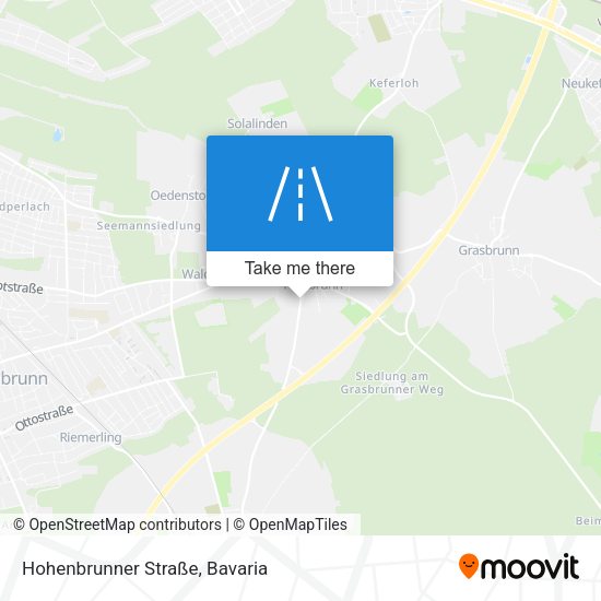 Hohenbrunner Straße map