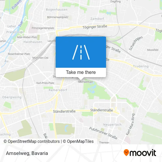 Карта Amselweg