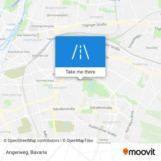 Карта Angerweg