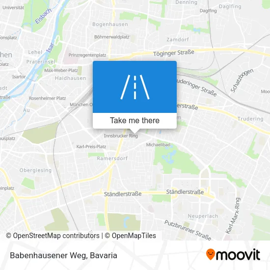 Карта Babenhausener Weg