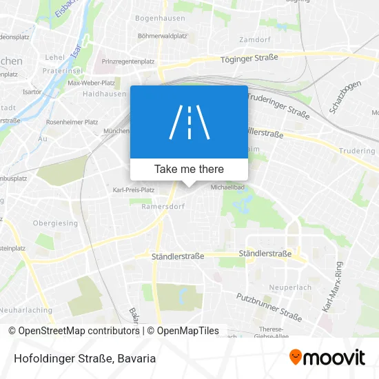 Карта Hofoldinger Straße