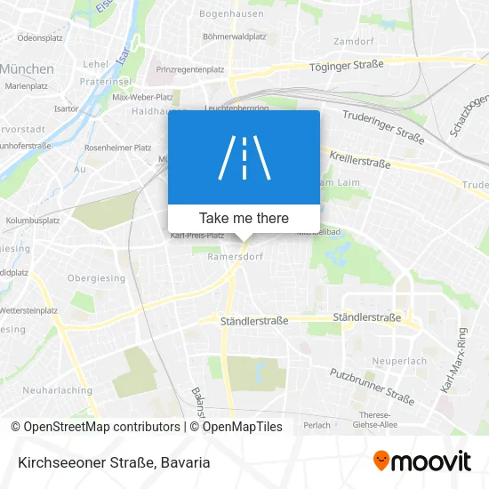 Kirchseeoner Straße map