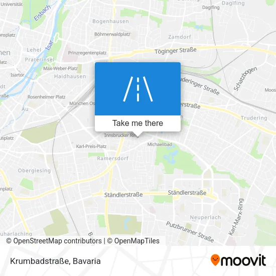 Krumbadstraße map