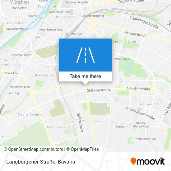 Карта Langbürgener Straße