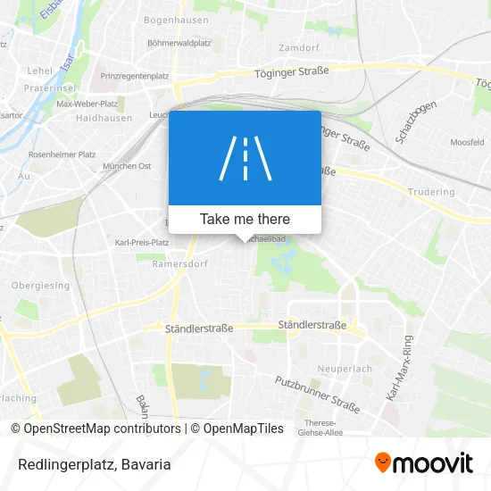 Карта Redlingerplatz