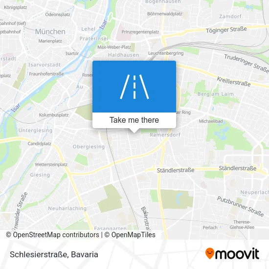 Карта Schlesierstraße