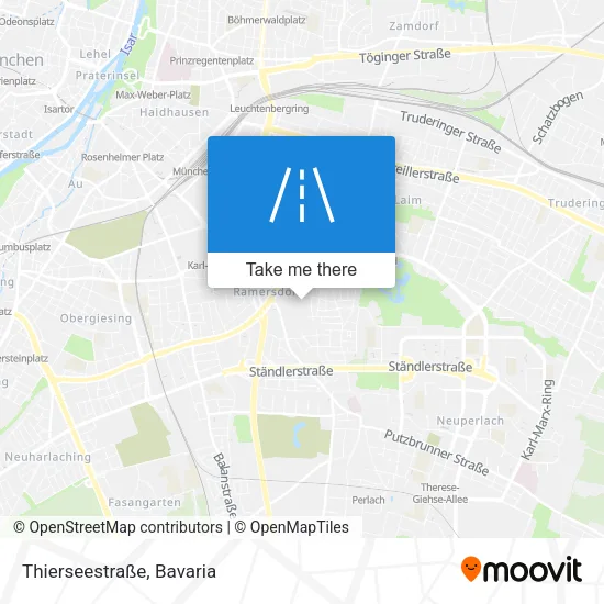 Thierseestraße map