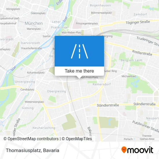 Карта Thomasiusplatz