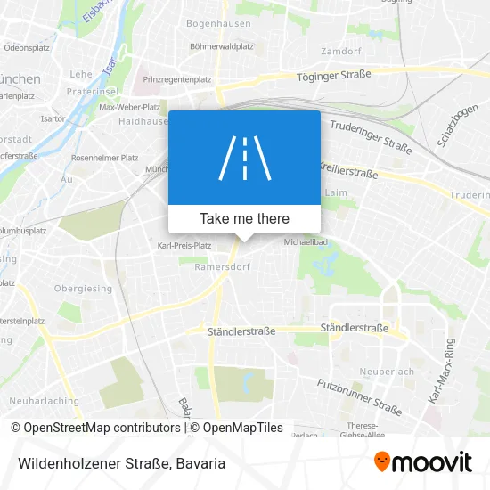 Карта Wildenholzener Straße