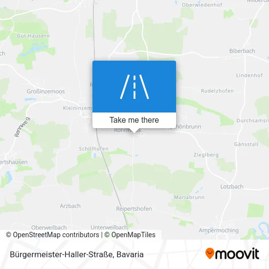 Карта Bürgermeister-Haller-Straße