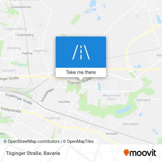 Töginger Straße map