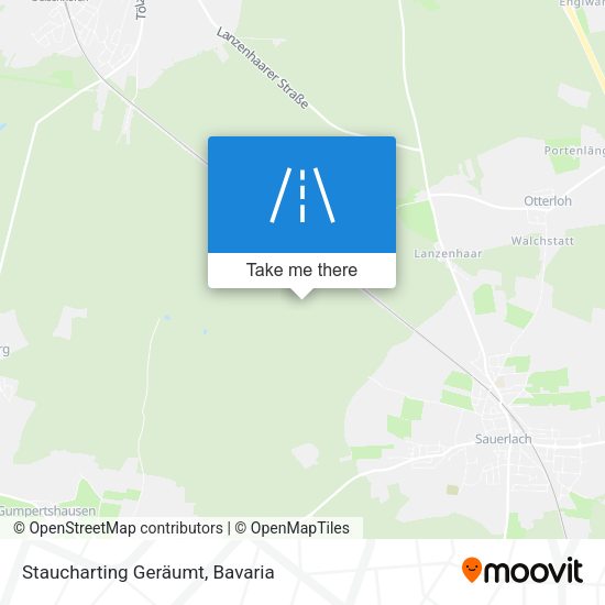 Staucharting Geräumt map