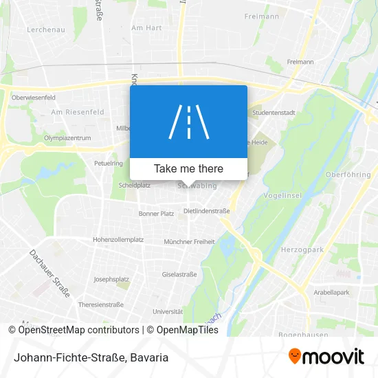 Johann-Fichte-Straße map