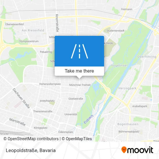 Leopoldstraße map