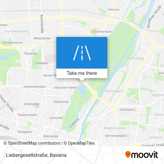 Liebergesellstraße map