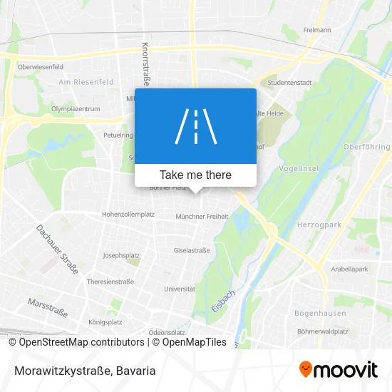 Карта Morawitzkystraße