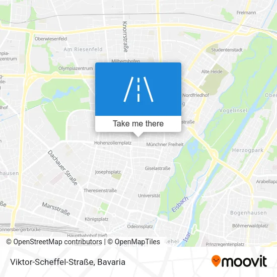 Карта Viktor-Scheffel-Straße