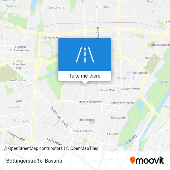 Böttingerstraße map