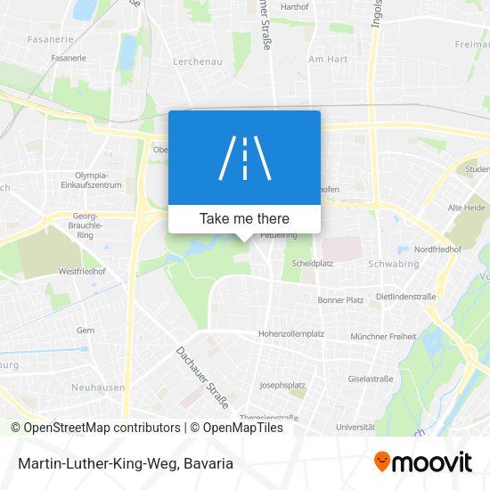 Martin-Luther-King-Weg map