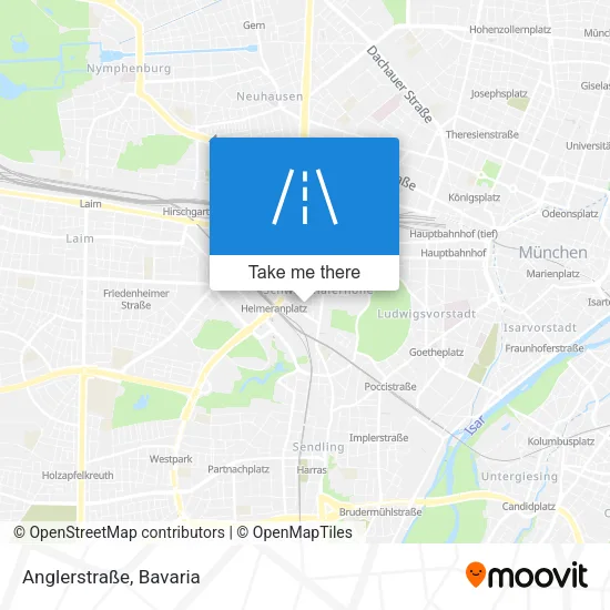 Карта Anglerstraße