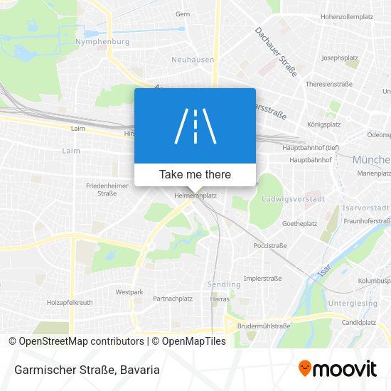 Garmischer Straße map