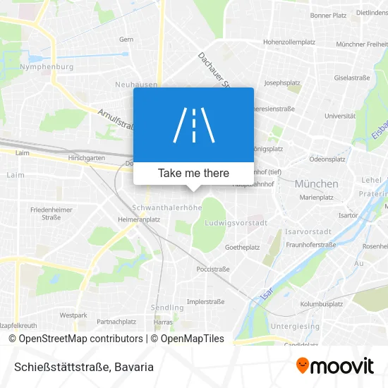 Карта Schießstättstraße