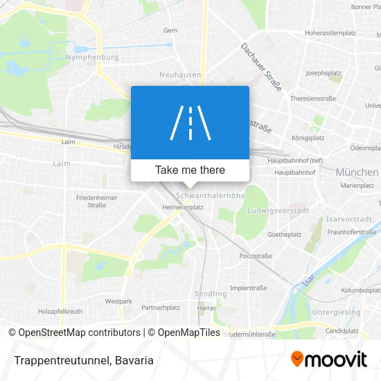 Карта Trappentreutunnel