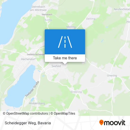 Карта Scheidegger Weg