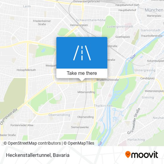 Heckenstallertunnel map