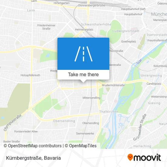 Карта Kürnbergstraße