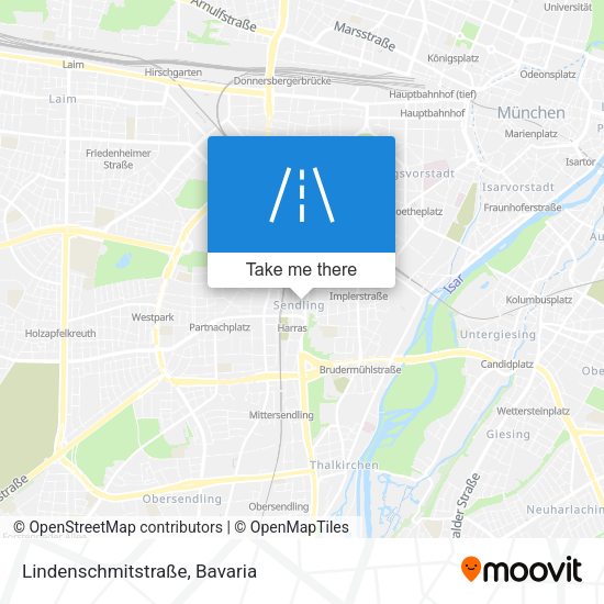 Lindenschmitstraße map