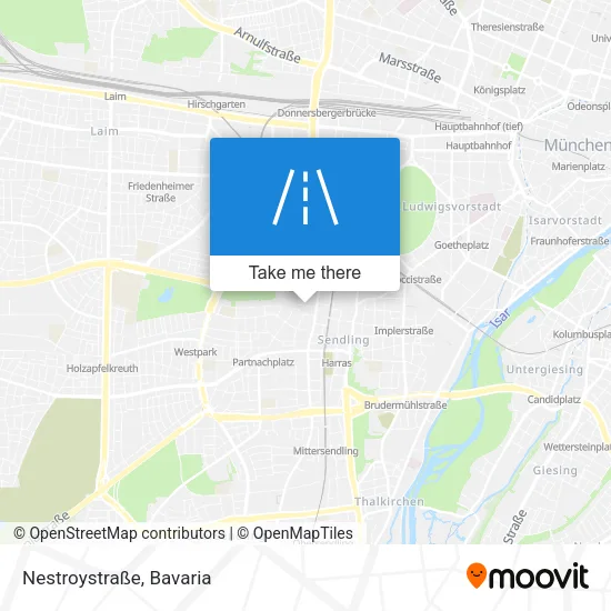 Карта Nestroystraße
